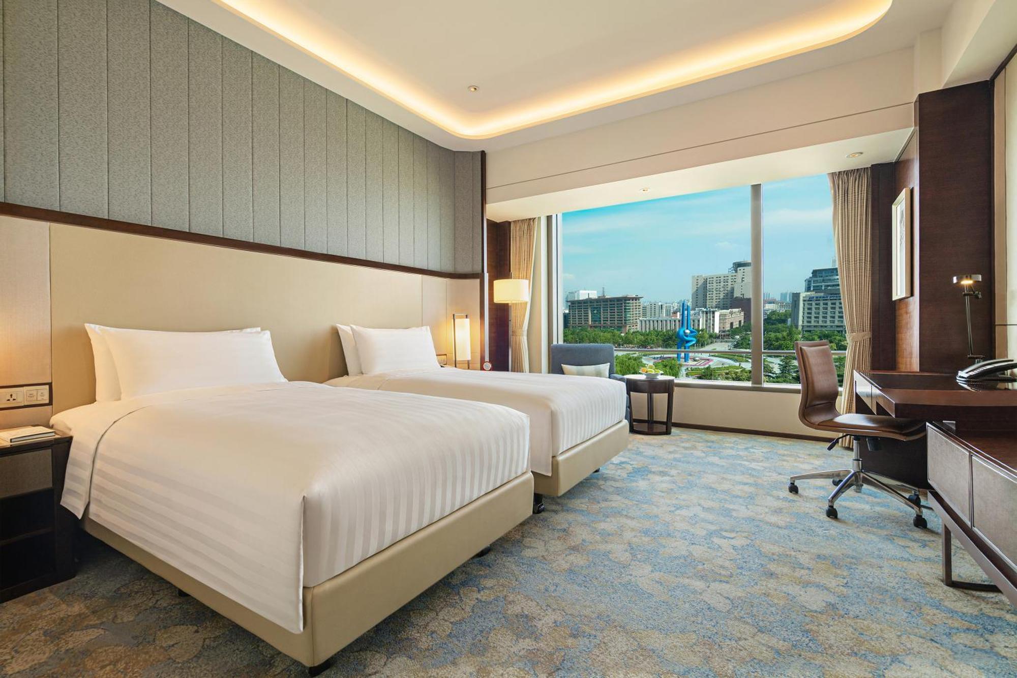 Shangri-La Jinan Bagian luar foto