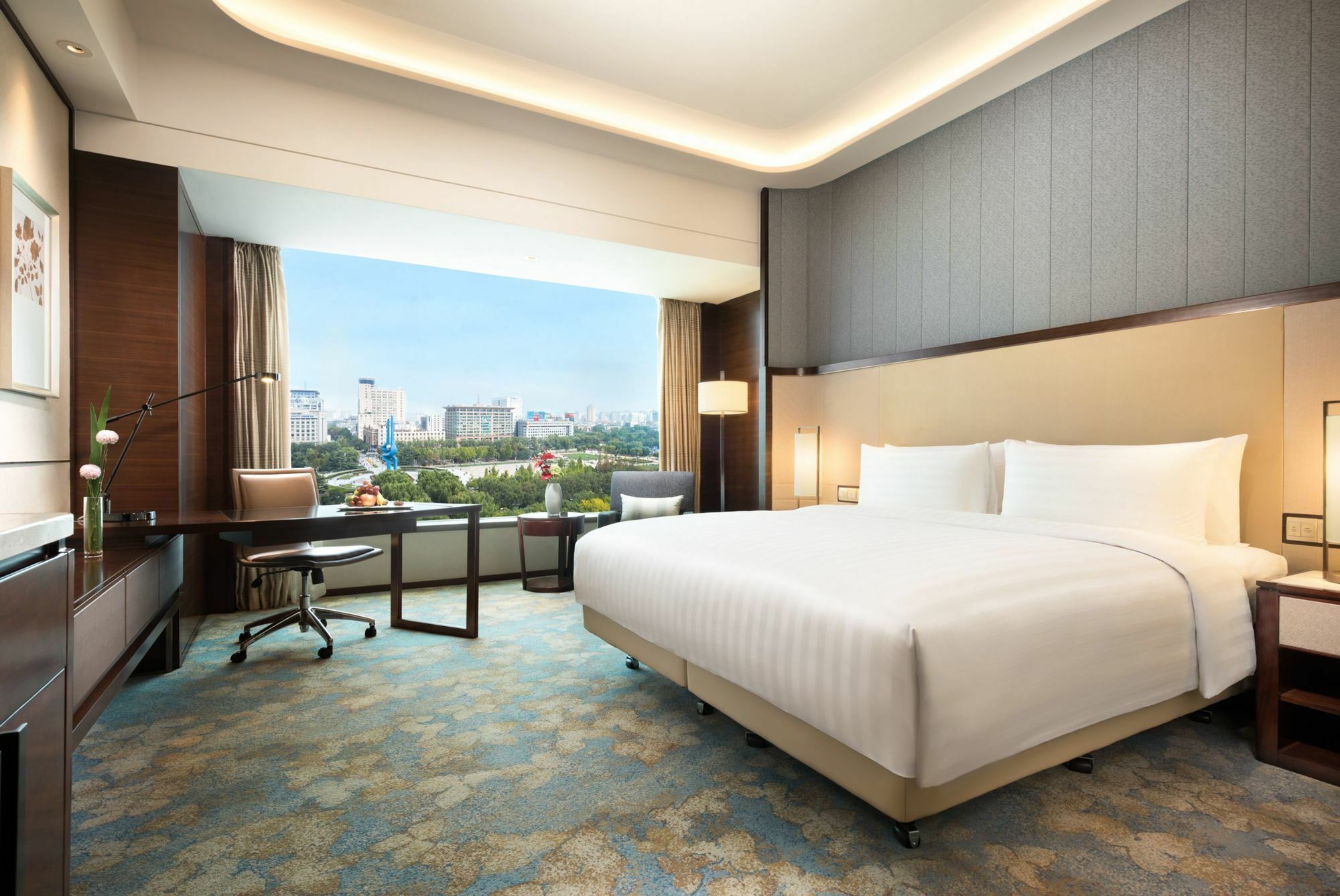 Shangri-La Jinan Bagian luar foto